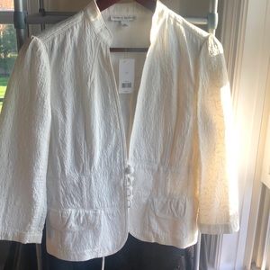 Banana Republic white jacket